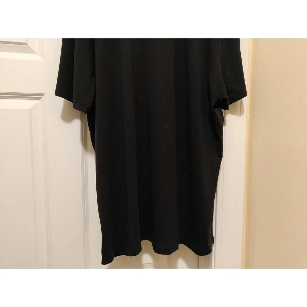 The North Face Mens Black Active Short Sleeve T-Shirt XXL Crew Neck Stretch Logo